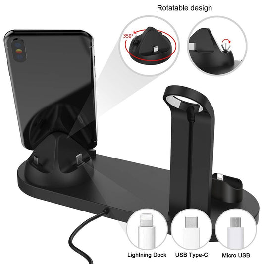 Mag charge wireless base 3 in 1